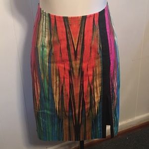 Fun Multi-Colored Pencil Skirt